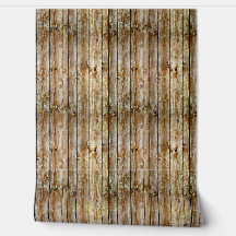Rustic Weathered Brown Wood Plank Seamless Pattern