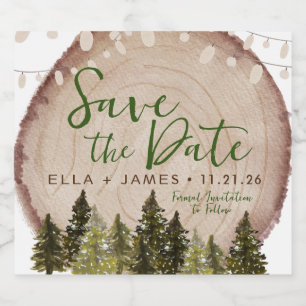 Rustic Wedding Save the Date