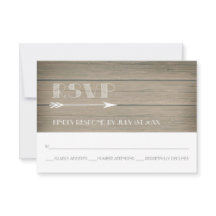 Rustic Whimsy - RSVP Response Card.