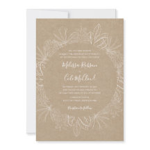 Rustic Winter | Convite Kraft Wedding