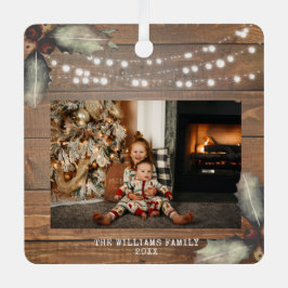 Rustic Wood String Lights Natal