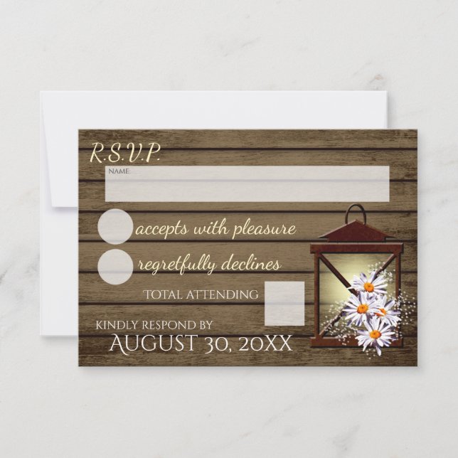 Rústica Madeira do Barn e Resposta Lanterna (Frente)