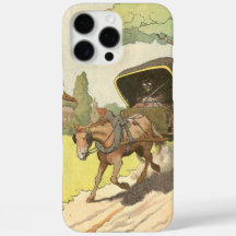 Rústico Cavalo e Buggy Ilustrado