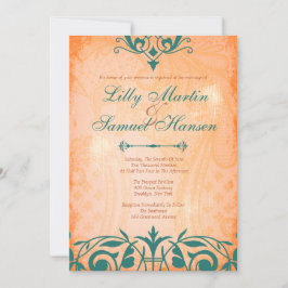 Rústico, convites do casamento da cerceta de