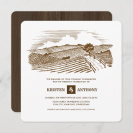 Rústico | FAZENDA | Convites Para Casamento De Mad