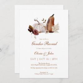 Rústico Gênero da Abóbora Convite à Apresentação d