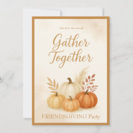 Rústico Juntar Pumpkins de Amizade