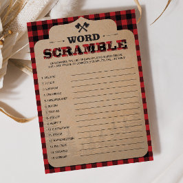 Rústico Lumberjack Buffalo - Jogo de Xadrez