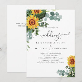 Rústicos Girassóis Eucalyptus Deixa Casamento