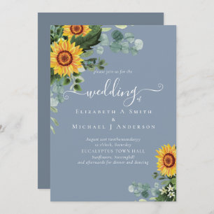 Rústicos Girassóis Eucalyptus Deixa Casamento