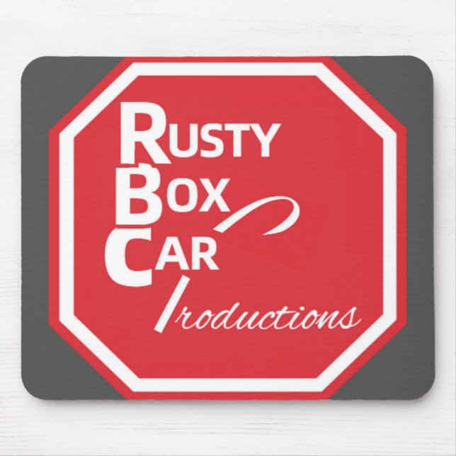 Rusty Boxcar Alternate Logo Mousepad (Frente)