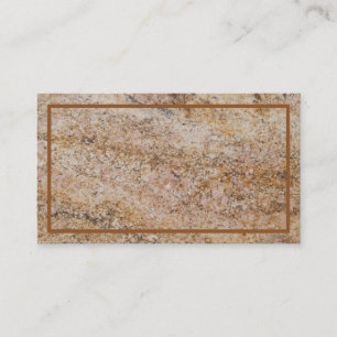 Rusty Marble Texturizado Cartão de visita