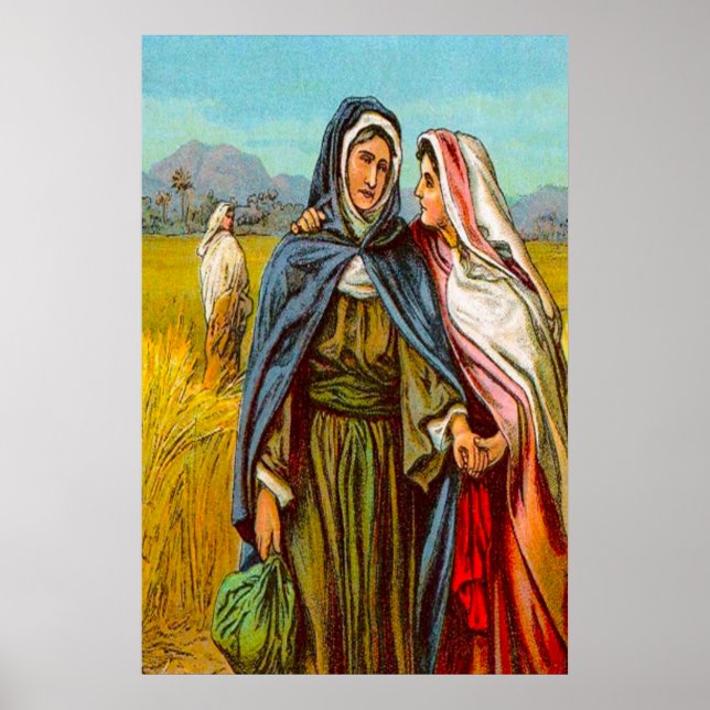 Ruth 1 Vai com Naomi poster (Frente)