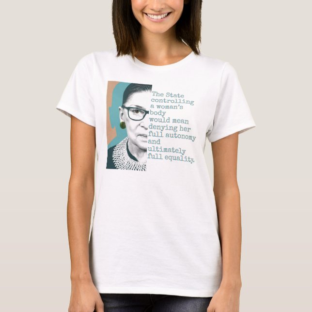 Ruth Bader Ginsberg - Camisa de Direitos Iguais (Frente)