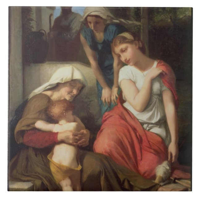 Ruth e Naomi, 1859 (óleo em canvas) (Frente)