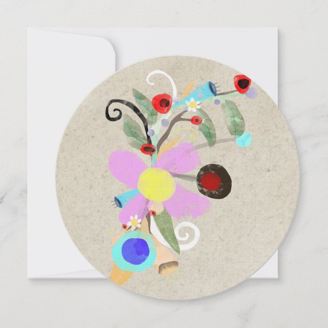 Ruth Fitta-Schulz - Abstrato Floral Art 2017 (Frente)