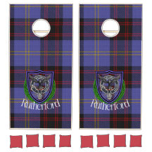 Rutherford Scottish Clan Tartan Crest