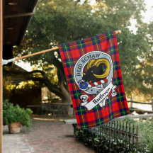 Ruthven Clan Crachá Tartan Flag Scottish