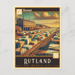 Rutland, Vermont | Cartão Postal Antigo