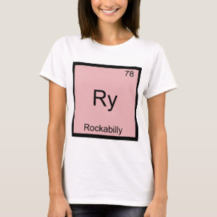 Ry - Camiseta de Rockabilly Engraçada com Símbolo 