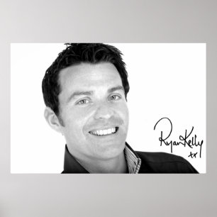 Ryan Kelly Music - Poster "Assinado" - Fecho