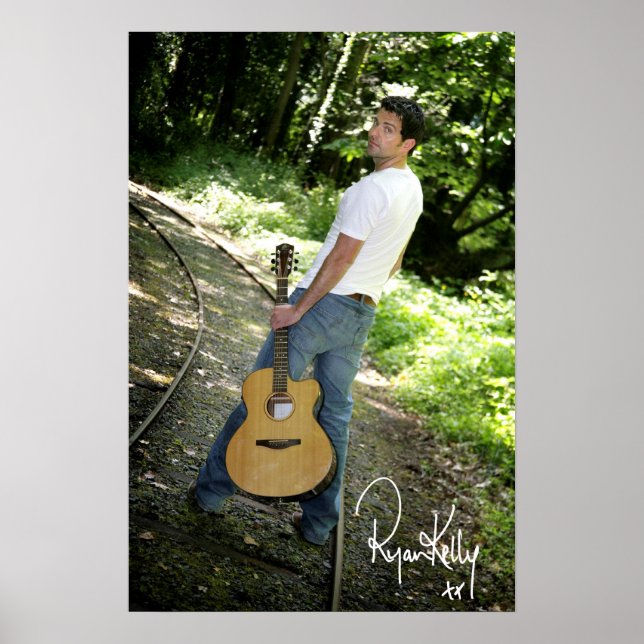 Ryan Kelly Music - Poster "assinado" - Rastreios (Frente)