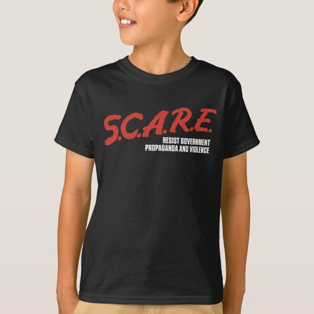 S.C.A.R.E resistem camisas do governo (Frente)
