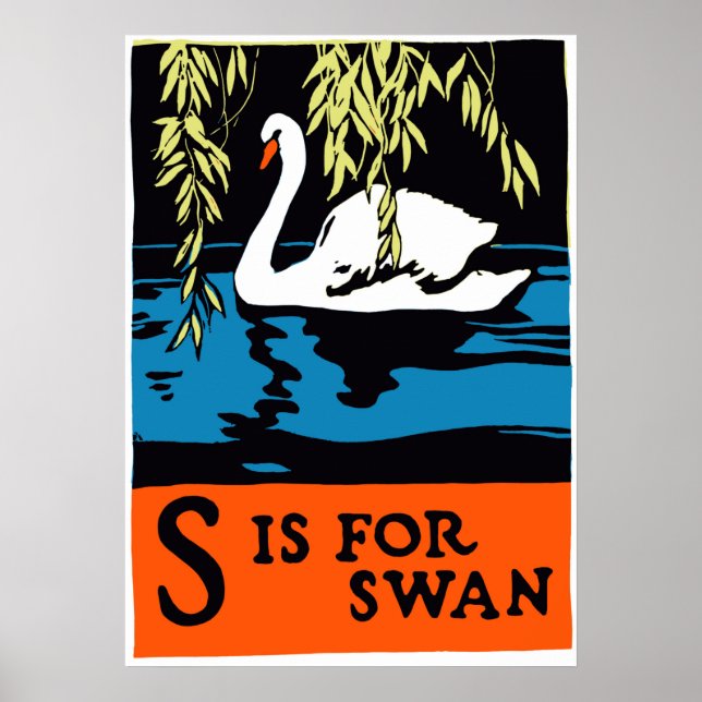 S é para Swan Poster (Frente)