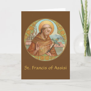 S. Francisco de Assis (BK 002) Cartão de Saudação