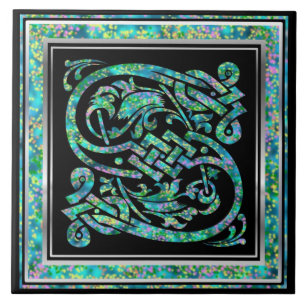 S Monogramas Azulejos cerâmicos "Masselle Blue"