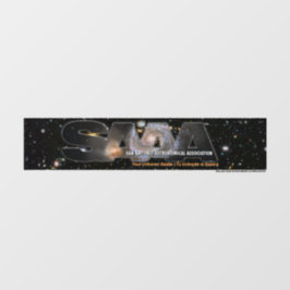 SAAA logo large window cling