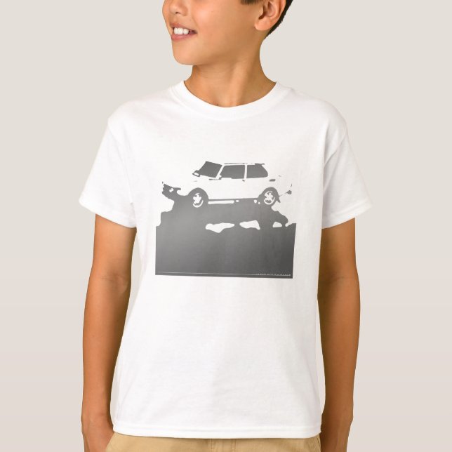 Saab 99 Turbo - cinza em camisas leves (Frente)