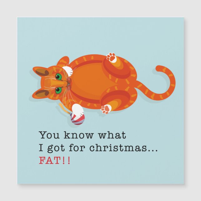 Sabe o que tenho para o Natal... FAT! (Frente)