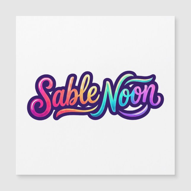 Sable Noon - Logotipo Básico (Frente)