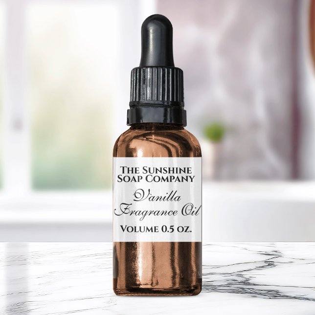 Sabonete branco e etiqueta cosmética de estilo Vin (Criador carregado)