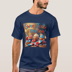 Sabor doce da liberdade ensina camiseta masculina