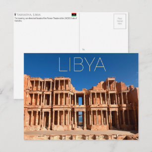 Sabratha, Líbia Cartão Postal de Viagem