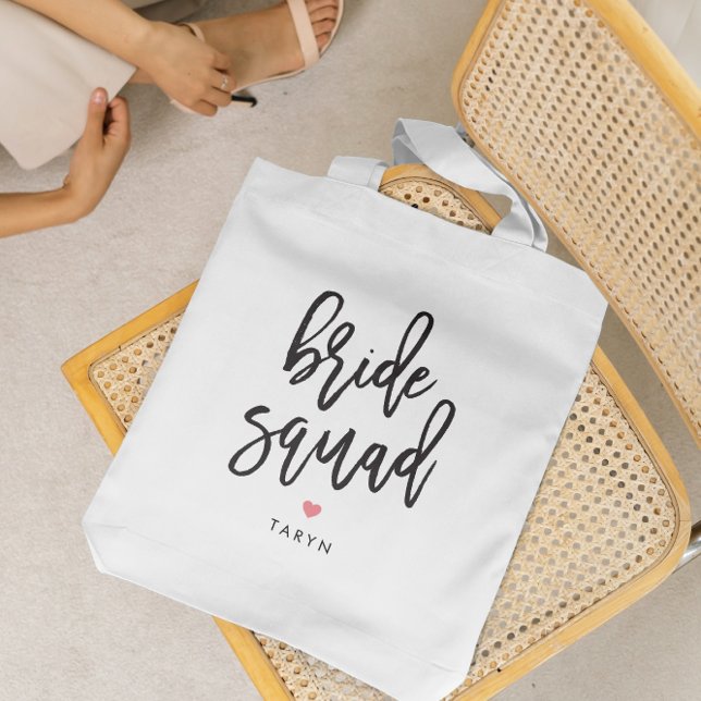 Saca Bridal Party Tote Editável Cor Bolsa (Criador carregado)