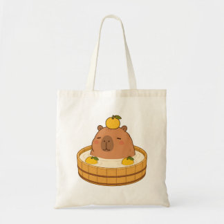 Saca Capivara Yuzu Banho Onsen Kawaii Bolsa Tote