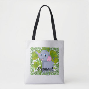 Saca Tote Elefante Bebê Fofo – Desenho Adorável de