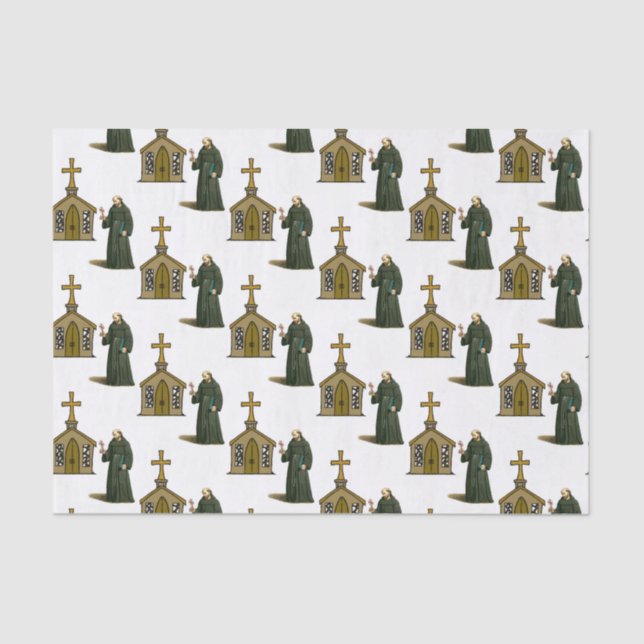 Sacerdote de Papel Tecido Decortivo (Frente )