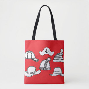 Saco de Chapéu Vermelho Fun Tote