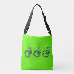 Saco de Compras Reutilizável Tote Amor Bicicleta P