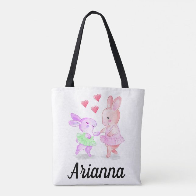 Saco de dança de bolsa fofo personalizado (Verso)