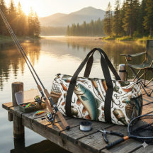 Saco de Lona de Pescador de Iscas Personalizadas