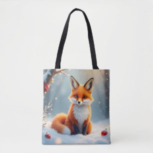 Saco de Natal de Inverno Raposa Tote