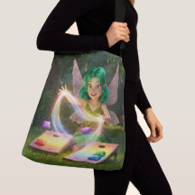 Saco de ombro Fun Fairy Bridal Shower Tote B