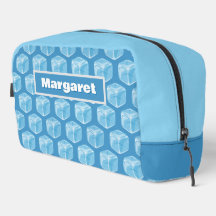 Saco de Toilometria Azul dos Cubos de Gelo