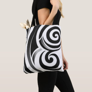 Saco de Tote abstrato tribal