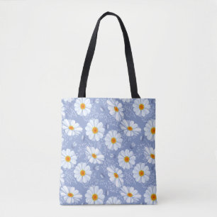 Saco de Tote Bonito Daisy All-Over-Impressão